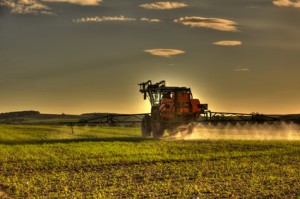 traktor bei der arbeit