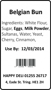 allergen-label-sample